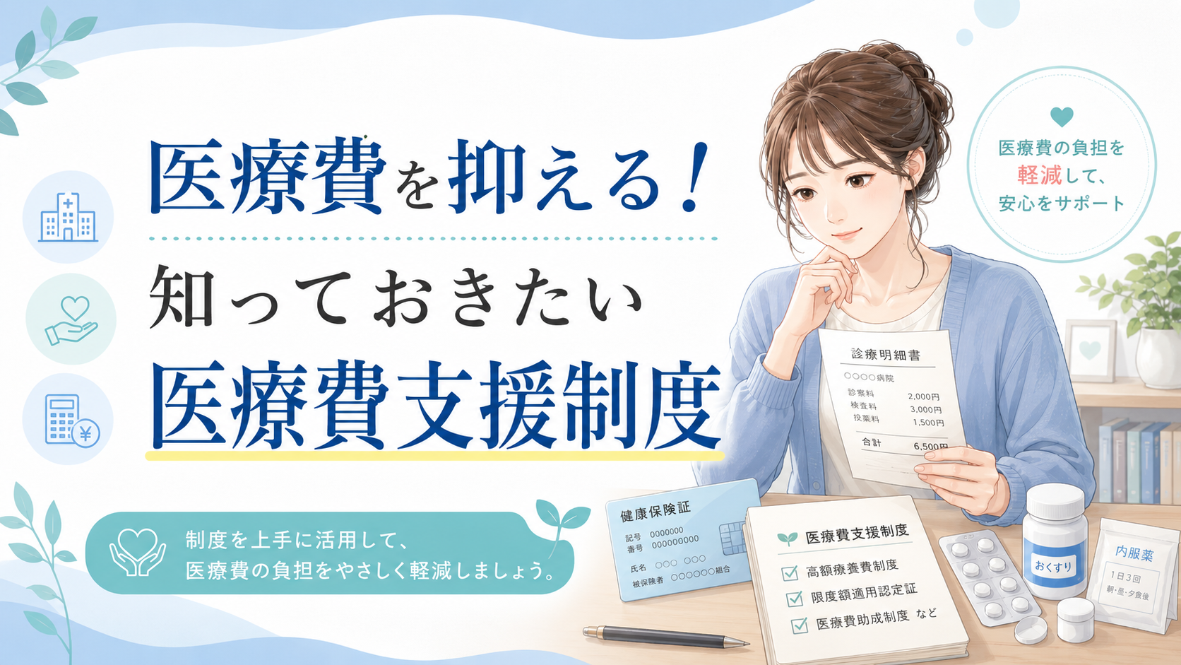 医療費を抑える!知っておきたい医療費支援制度